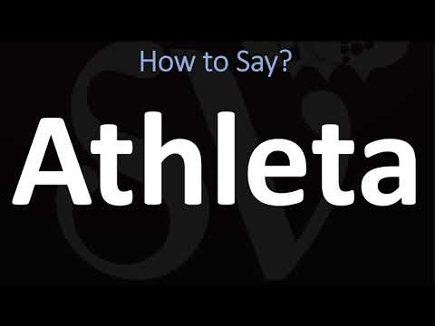 YouTube video about: How do you pronounce athleta?