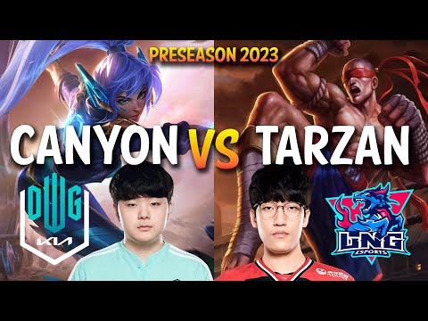 DK Canyon vs LNG Tarzan - NIDALEE vs LEE SIN Jungle - KR Ranked