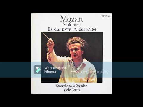 [High Quality]  W.A.Mozart - Symphony No. 39 , K. 543 / Sir Colin Davis &  Staatskapelle Dresden