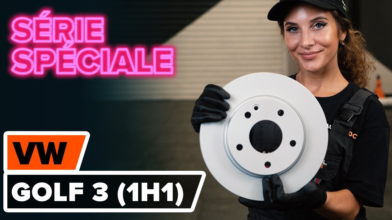 Comment changer : disques de frein avant sur VW Golf 3 - Guide de remplacement