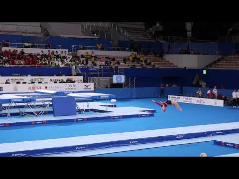 BEL 17 21 Women Tumbling 3rd L Vandervoorde Finals 2019 WAGs Tokyo