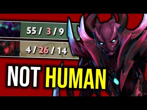 NOT HUMAN !! 55 Kills Spectre Bullying Shadow Fiend by Goodwin 7.26 | Dota 2