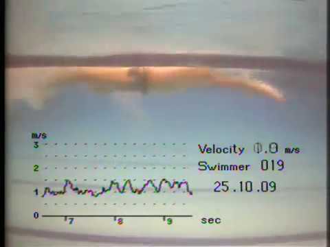 Nikita Konovalov: Swimming technique fly and crawl (the fast sprint underwater)