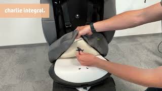 Zádržný systém - autosedačka CHARLIE Integral - Prodloužení hloubky sedu - video v AJ