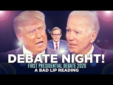 "DEBATE NIGHT 2020!" — A Bad Lip Reading of the First Presidential Debate of 2020