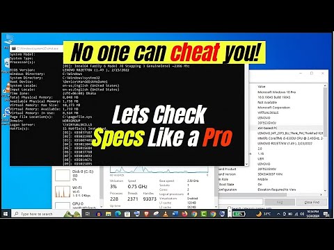 How to Check Laptop Details or PC Specs | How to Check Used or Refubrished Laptop Like A Pro!