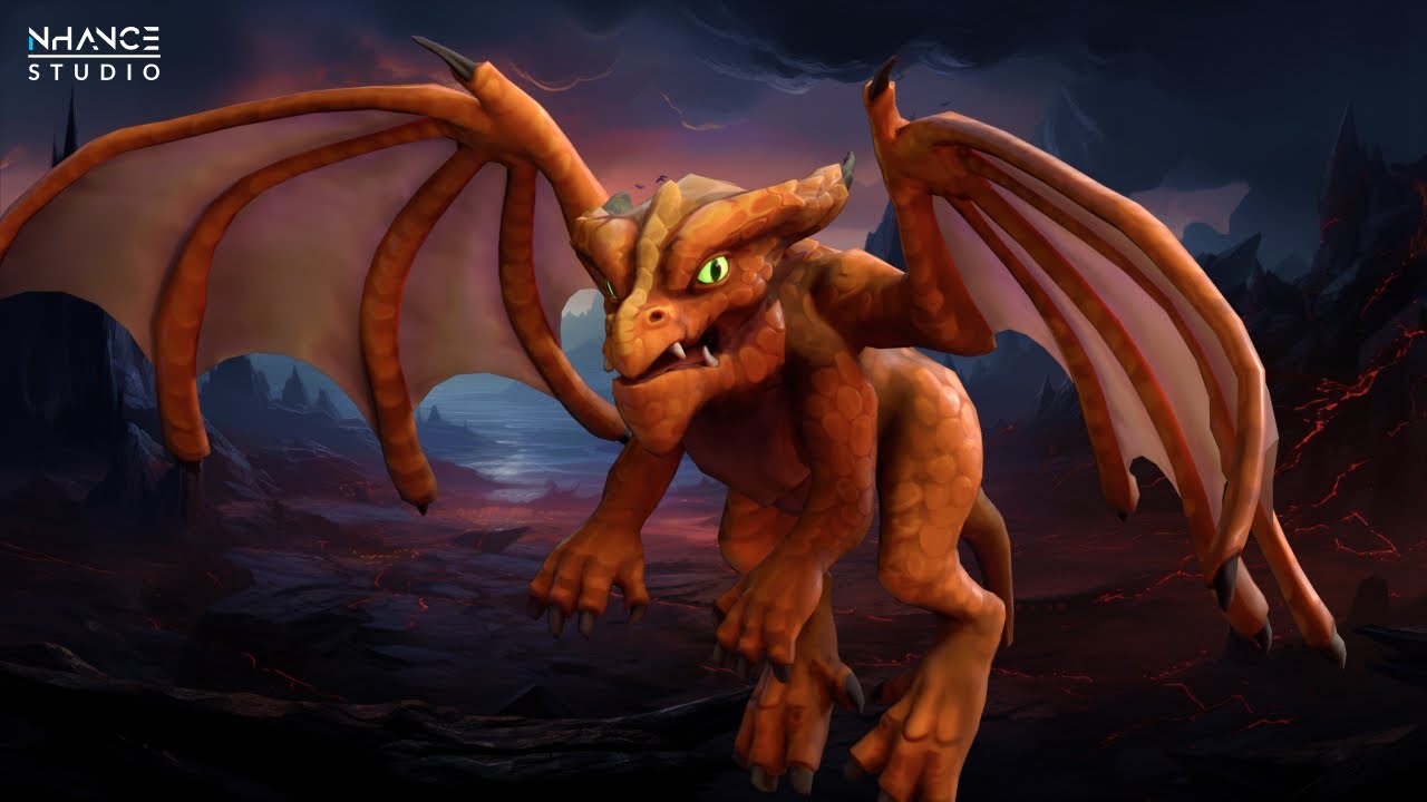 Stylized Dragon Whelp: Features overview