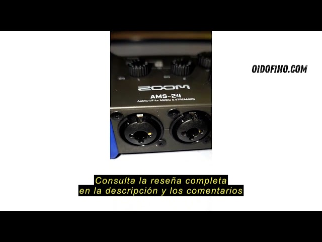 Vídeo relacionado con Zoom AMS-24 USB interface de audio, 2 entradas, 4 salidas, loopback, monitorización directa, bus-powered, para grabaciones y streaming en PC, Mac, iOS y Android