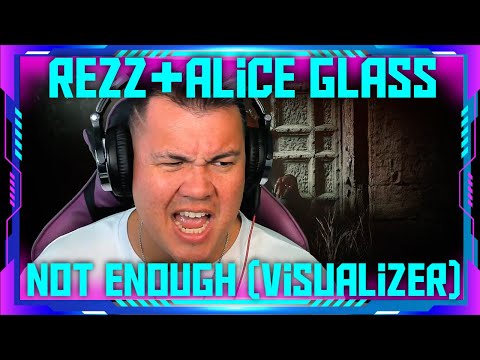 Reaction to REZZ x Alice Glass - Not Enough (Visualizer) | THE WOLF HUNTERZ Jon