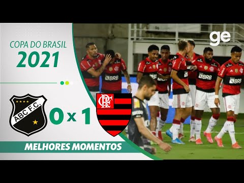 Gols e lances de ABC-RN x Flamengo
