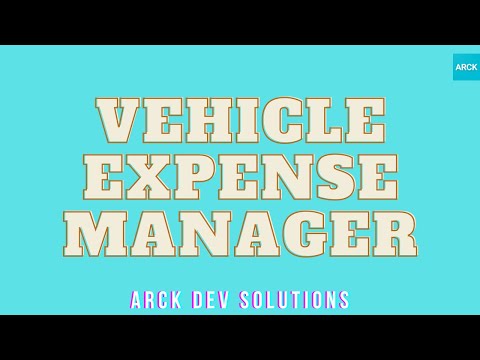 Vehicle Expense Manager