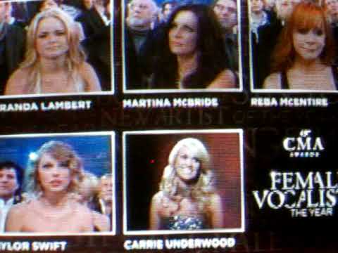 TAYLOR SWIFT  first  TIME WINNER A CMA Awards