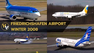 Spotting at Friedrichshafen Airport with some classic 737s - Flashback 2008!