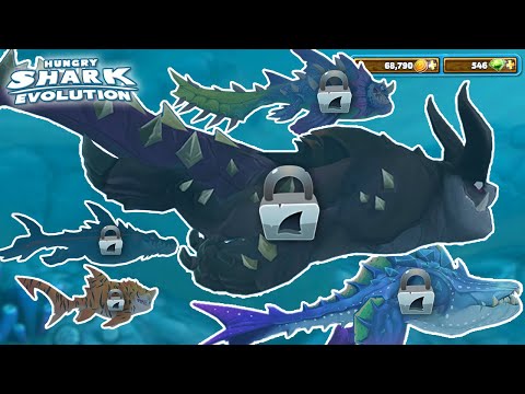 ALL EVOLUTION SHARKS UNLOCKED!!! - Hungry Shark Evolution | HD - YouTube
