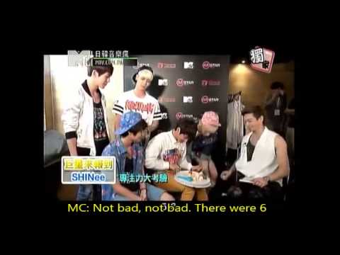 2013 09 10 SHINee【巨星來報到】(ENG SUB)