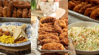 Ultimate Comfort Food (Homemade & Healthy): Crispy Fried Chicken Tenders & Wraps