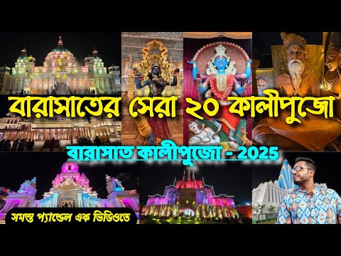 Top 20 Barasat Kalipuja Pandal 2025 || Barasat Kalipuja