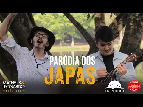 PARÓDIA DOS JAPAS ♫ Zé Neto e Cristiano - LARGADO ÀS TRAÇAS