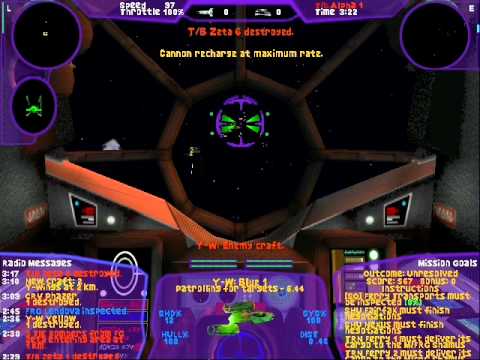 Playthrough of TIE Fighter Total Conversion Battle 4 Mission 4 - Diplomatic Meeting