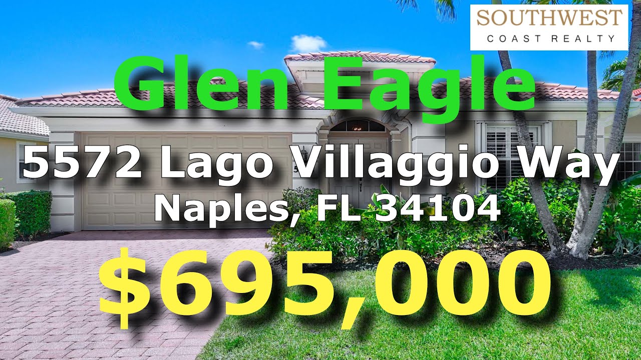 Welcome to 5572 Lago Villaggio Way, Naples, FL 34104 in 4K