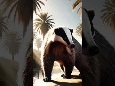 Vulture vs Badger: An Unexpected Desert Encounter!