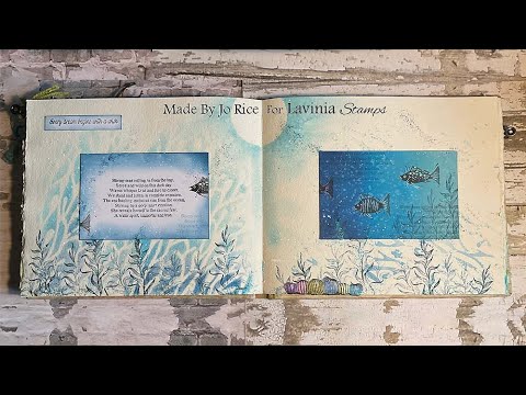 A Fishy Tale by Jo Rice - A Lavinia Stamps Journaling Tutorial