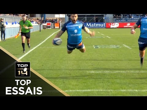 TOP Essais de la J11 – TOP 14 – Saison 2017-2018