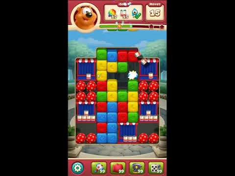 Toon Blast Level 3961 - NO BOOSTERS 🐻🐺🐱 | SKILLGAMING ✔️