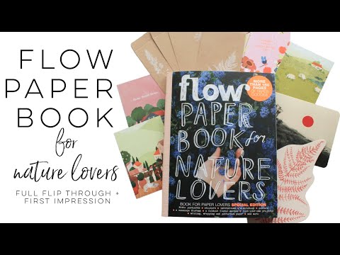 🌿 Flow Paper Buch für Naturliebhaber: Kompletter Durchblätter-Eindruck + Erster Eindruck! 🍃