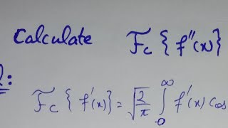 Fourier Sine and Cosine Transform of derivatives