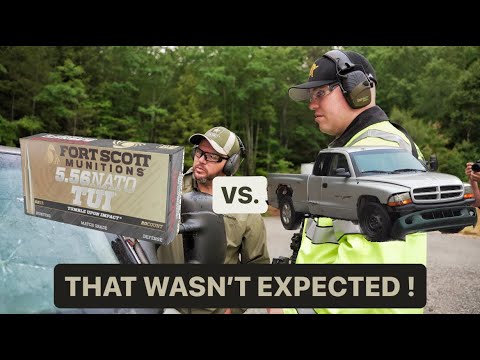 Law Enforcement Tests 5.56 62gr TUI® Through Car A Pillar! | Fort Scott Munitions®