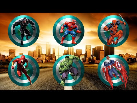 SPIN WHEEL SUPERHERO AVENGERS TEAM SPIDERMAN 🆚 IRON MAN ⚔️ SPIDER-MAN 🆚 LIVE ACTION STORY