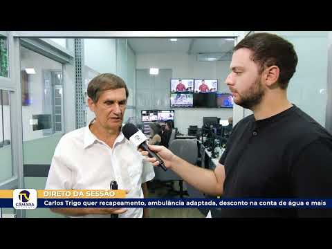 Carlos Trigo quer recapeamento, ambulância adaptada, desconto na conta de água e mais ?? 