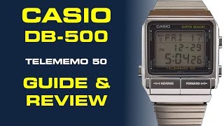 Casio Vintage Databank Watch DB-500 Guide &amp; Review