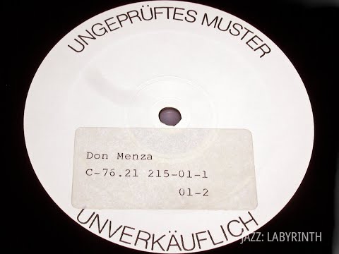 Don Menza - Very Live @ Groovy - Fin? Test Pressing 1983 [KEL 644] LP FULL