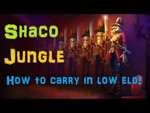 Shaco Jungle low Elo Gameplay [League of Legends] Full Gameplay - Infernal Shaco