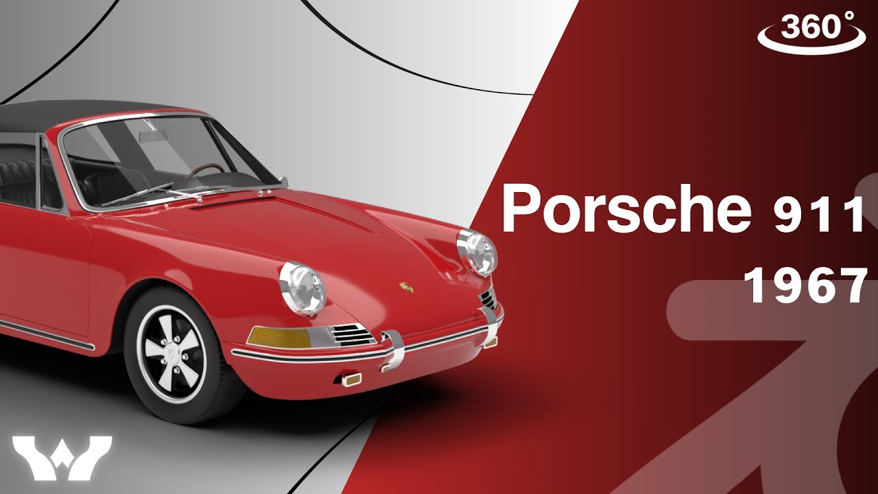 Porsche 911 Targa 1967 HQ 3D Model