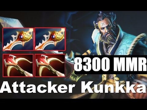 Attacker - Kunkka  ( Patch 6.88 ) ( Vol 3 ) – 8300 MMR , DOTA 2