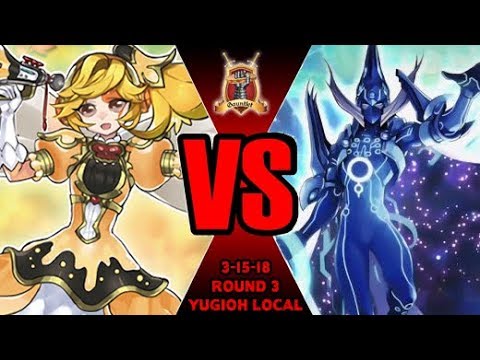 Trickstars Vs Pendulum Magicians - Yugioh Gauntlet Local Tournament 3-15-18 R3 Part 1