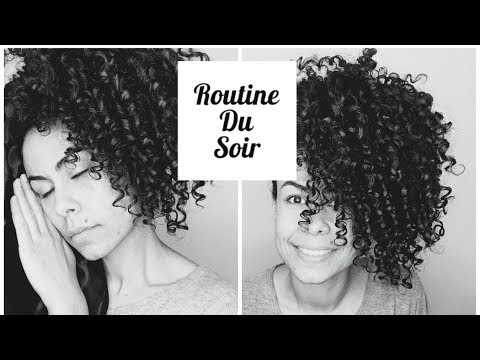 Routine du soir pour cheveux bouclés, frisés ou crépus