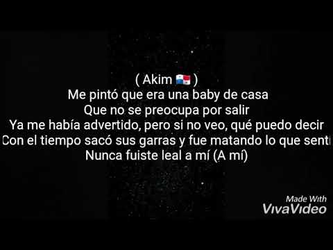 #akim #laryover #elamorduele.  Akim ft 🇵🇦 & Lary Over 🇵🇷 - El amor duele - Letra- Lyrics