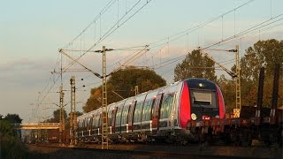 preview picture of video 'IGT 246 011 mit Überführung eines SNCF Triebwagen bei Rodenbach'