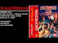 Streets Of Rage 3 USA Sega Genesis Stage 5 Normal Route Hard Difficulty