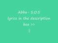 ABBA - SOS karaoke 