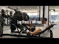 LEG PRESS x 100 REPS | #AskKenneth