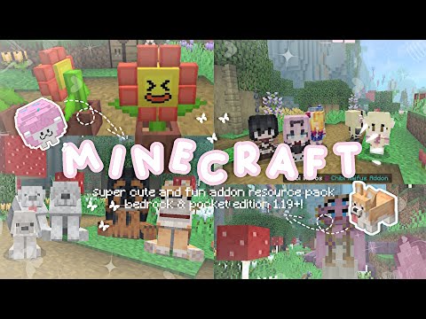cupxcakezys - 「Minecraft PE」 Lovely ⋆˙⊹ Resource Pack Addons for bedrock and pocket 1.19+🌷✨