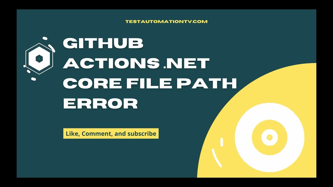 Dotnet Core Build Failure on GitHub Actions, Project File not Found