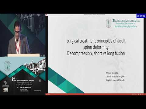 Surgical Treatment Principles of Adult Spine Deformity by Dr. Anouar Bourghli