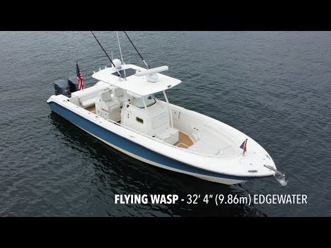 2006 Edgewater 318 Center Console FLYING WASP Video