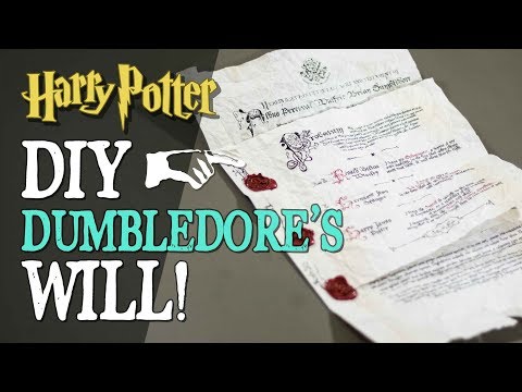 DIY Dumbeldore's Will